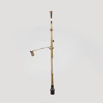 SKEPPSBAROMETER, mässing, C Åderman Stockholm 1800-talets mitt.