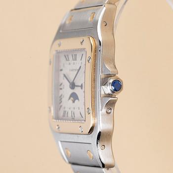 Cartier, Santos Galbée, "Moonphase", ca 1989.
