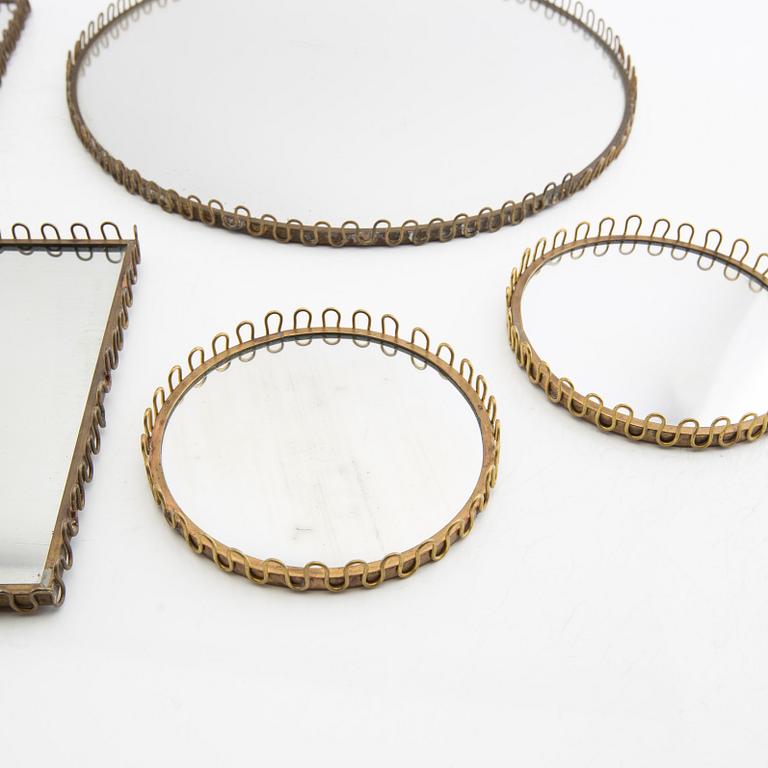 Table plateau 5 pcs Swedish Modern mid-20th century.