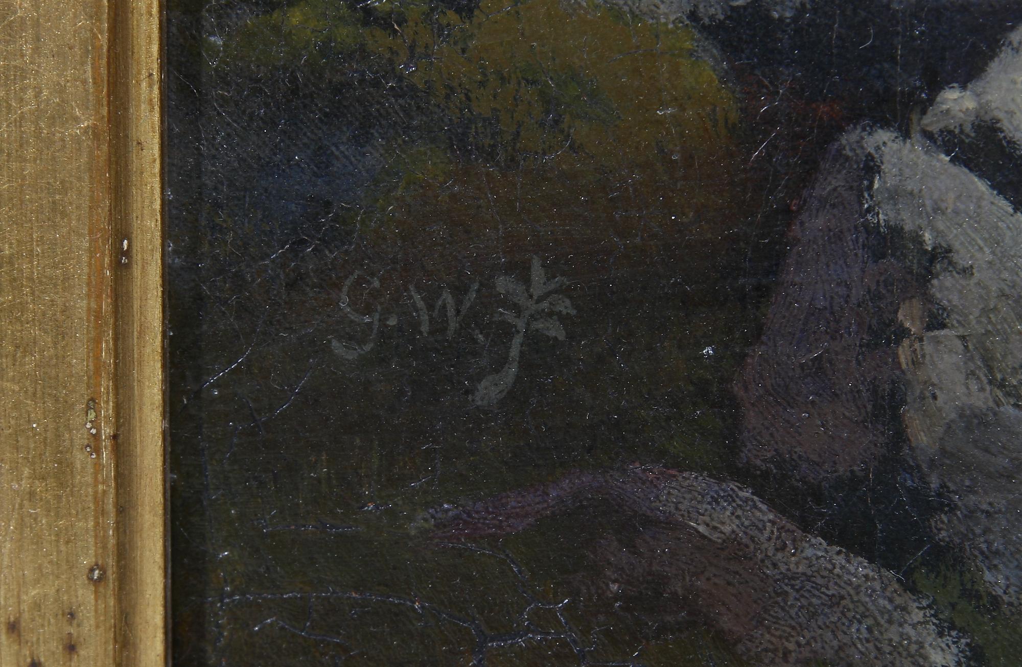 GUSTAV WILHELM PALM, olja på duk. Sign.