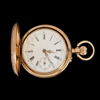 FICKUR / MORMORSUR, 3 st, 14 k guld, 1800/1900-tal. Total vikt ca 98 g.