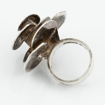 Claës Giertta, ring silver, Stockholm 1970.