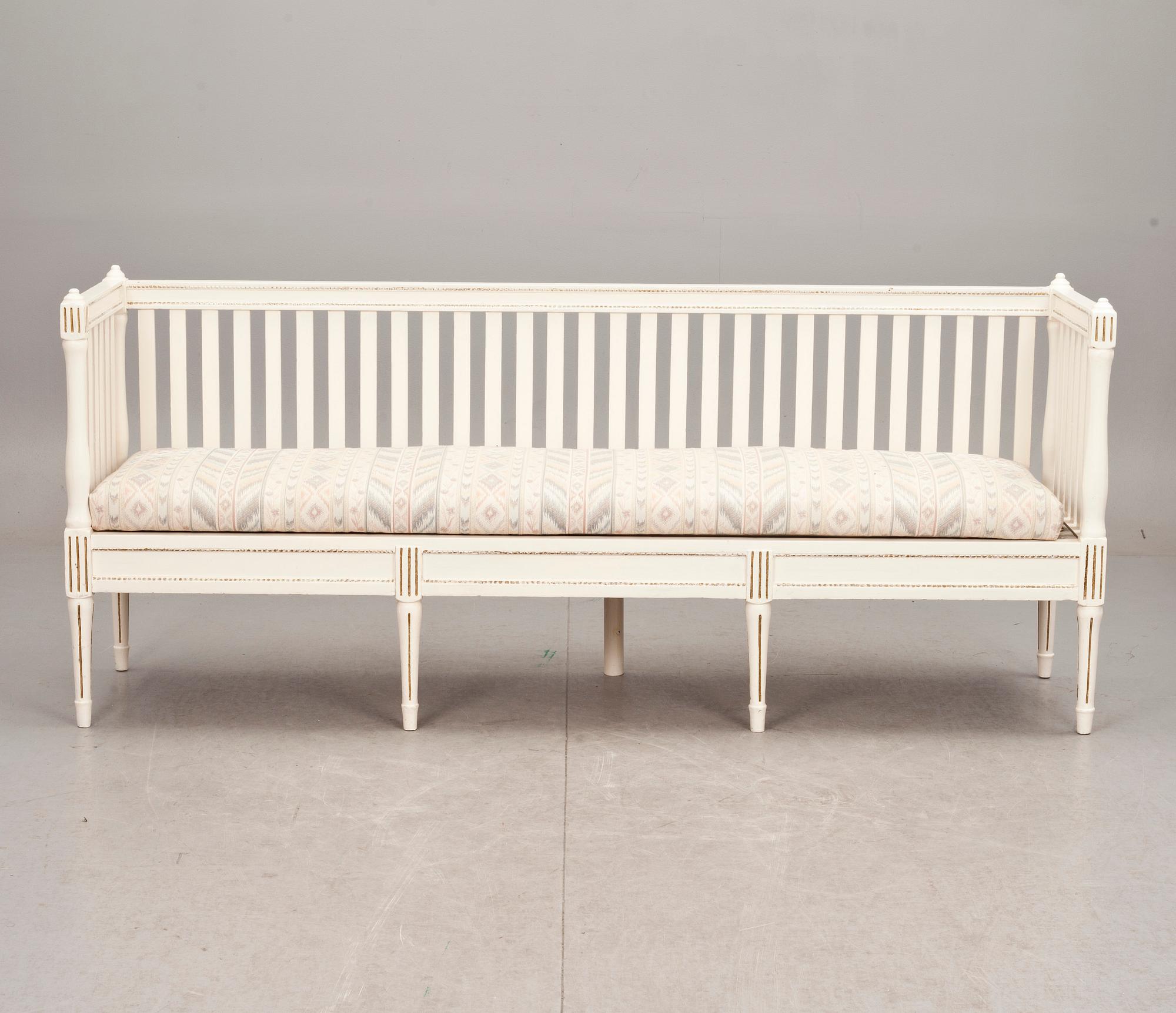 SOFFA, gustaviansk stil, 1800-tal.