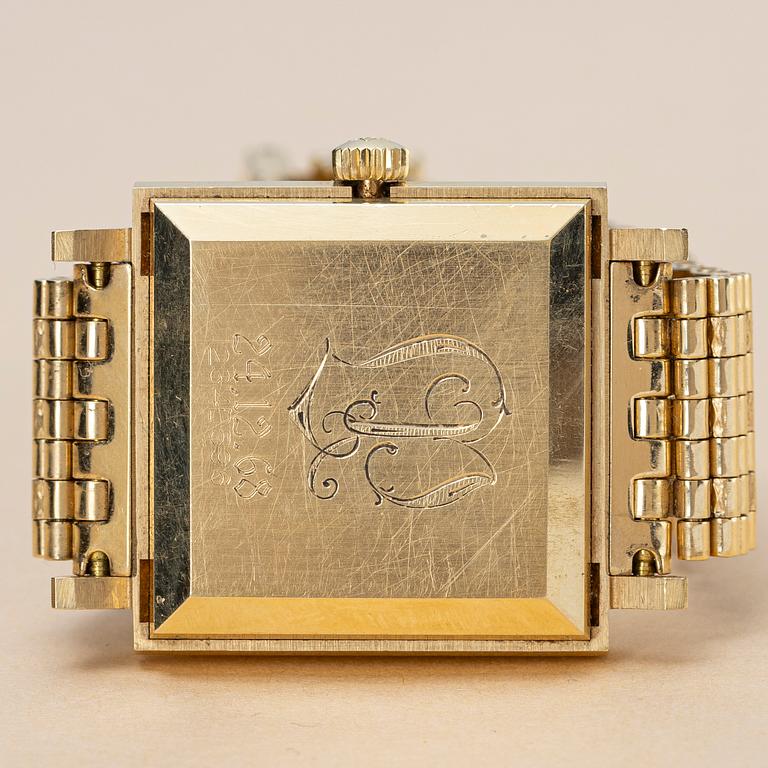 Zenith, de luxe, "Full Gold", "NSA Bracelet", ca 1968.