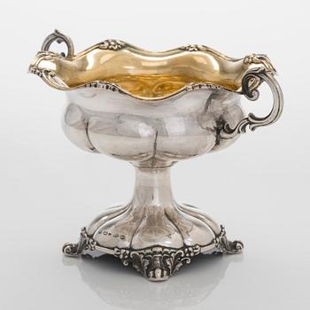 Otto Roland Mellin, skål, silver, Helsingfors, 1881.