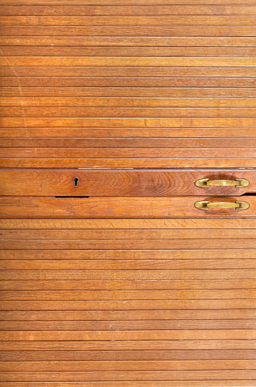 A mid 20th century oak archive cabinet.