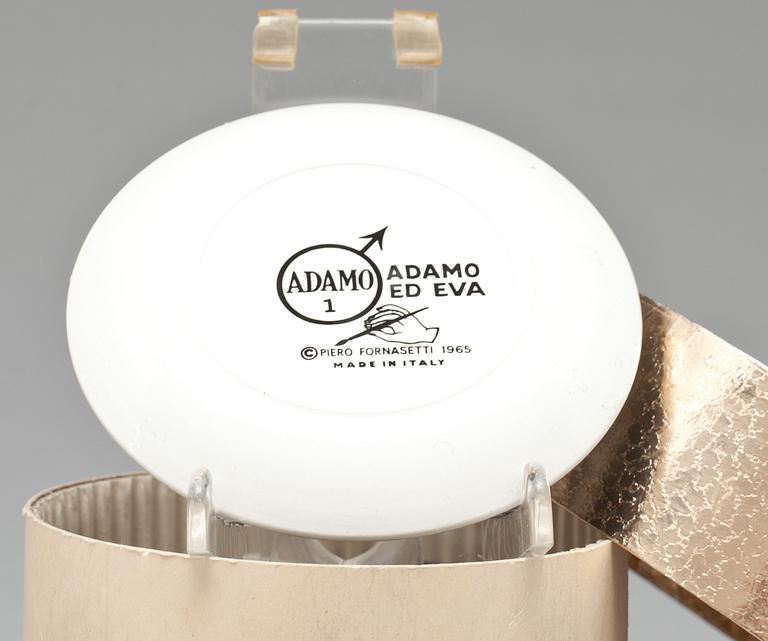 TALLRIKAR, 7 st, porslin, "Adamo", Fornasetti.