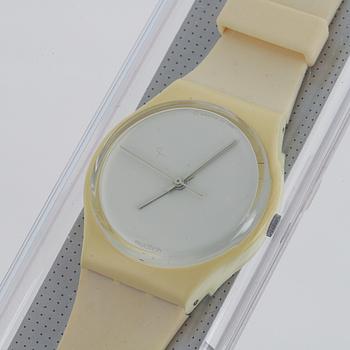 Swatch, White Out, armbandsur, 34 mm.