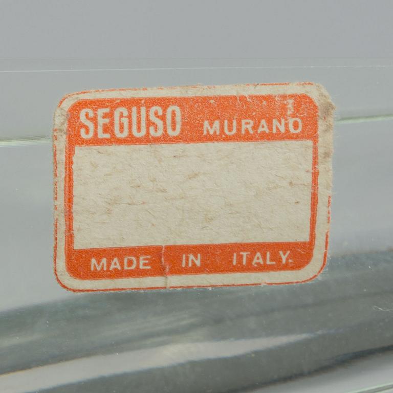 A glass sculpture by Seguso Vetri D´arte Murano.