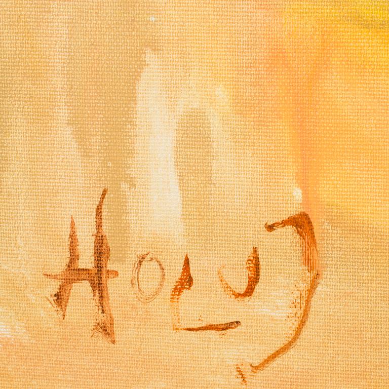 THOMAS HOLUJ, Oil on canvas, signed, dated 2013 vesro.