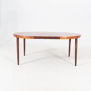 A Severin Hansen jacaranda dining table 1960s Denmark.