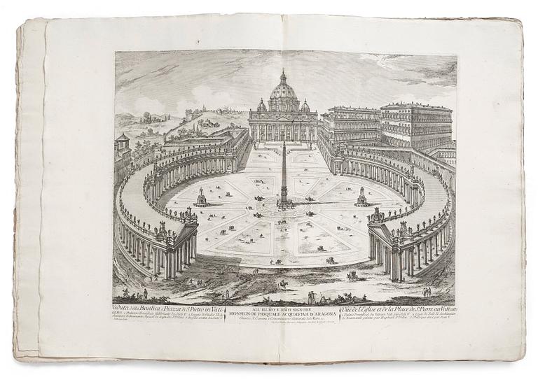 JEAN BARBAULT (1718-1762), DOMENICO MONTAGU (d.1767), Les Plus Beaux Edifices De Rome Moderne, Rome 1763.