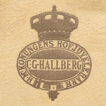 A Swedish silver cutlery set in case, mark of CG Hallberg, Stockholm 1913-17 (91 pieces).