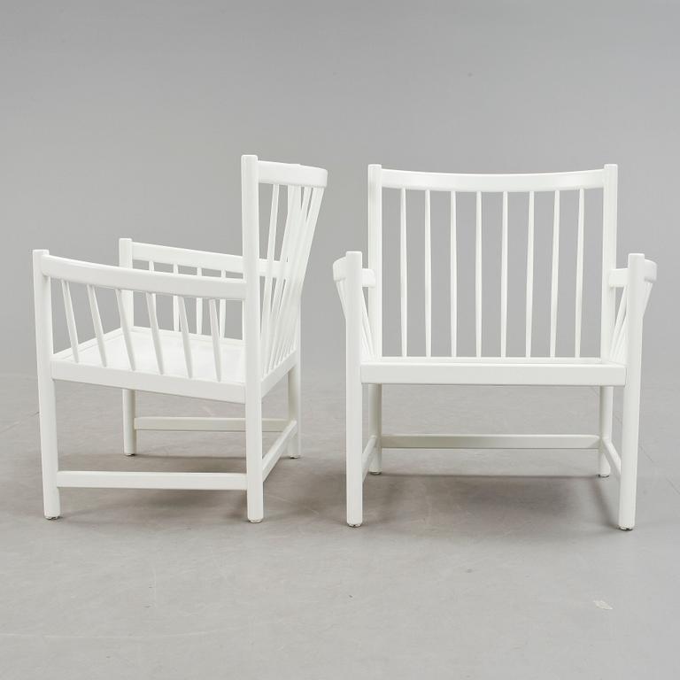 FÅTÖLJER, ett par, "Sörgården", Jörgen Baeckmark för Gemla, modellen i produktion 1968-1974.