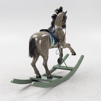 A rocking horse, early 20th century.