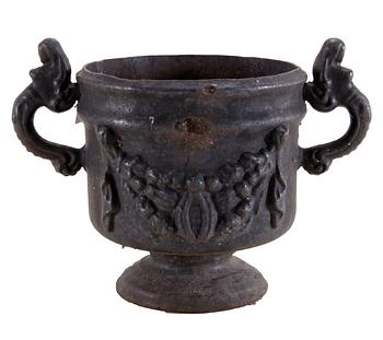 TRÄDGÅRDSURNA, gjutjärn, 1900-tal.