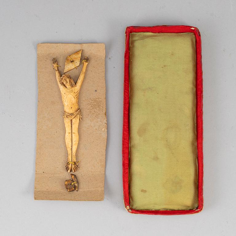 KRUCIFIX, ben, 1700-tal.