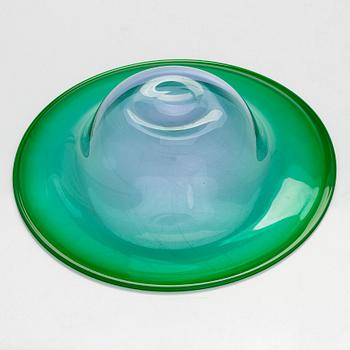 Oiva Toikka, bowl, signed Oiva Toikka, Nuutajärvi, Notsjö.