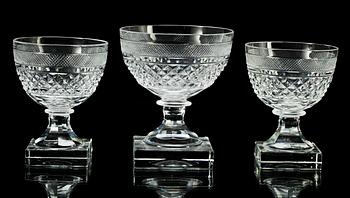 GLASSERVIS, 60 delar, "Kent", Kosta.