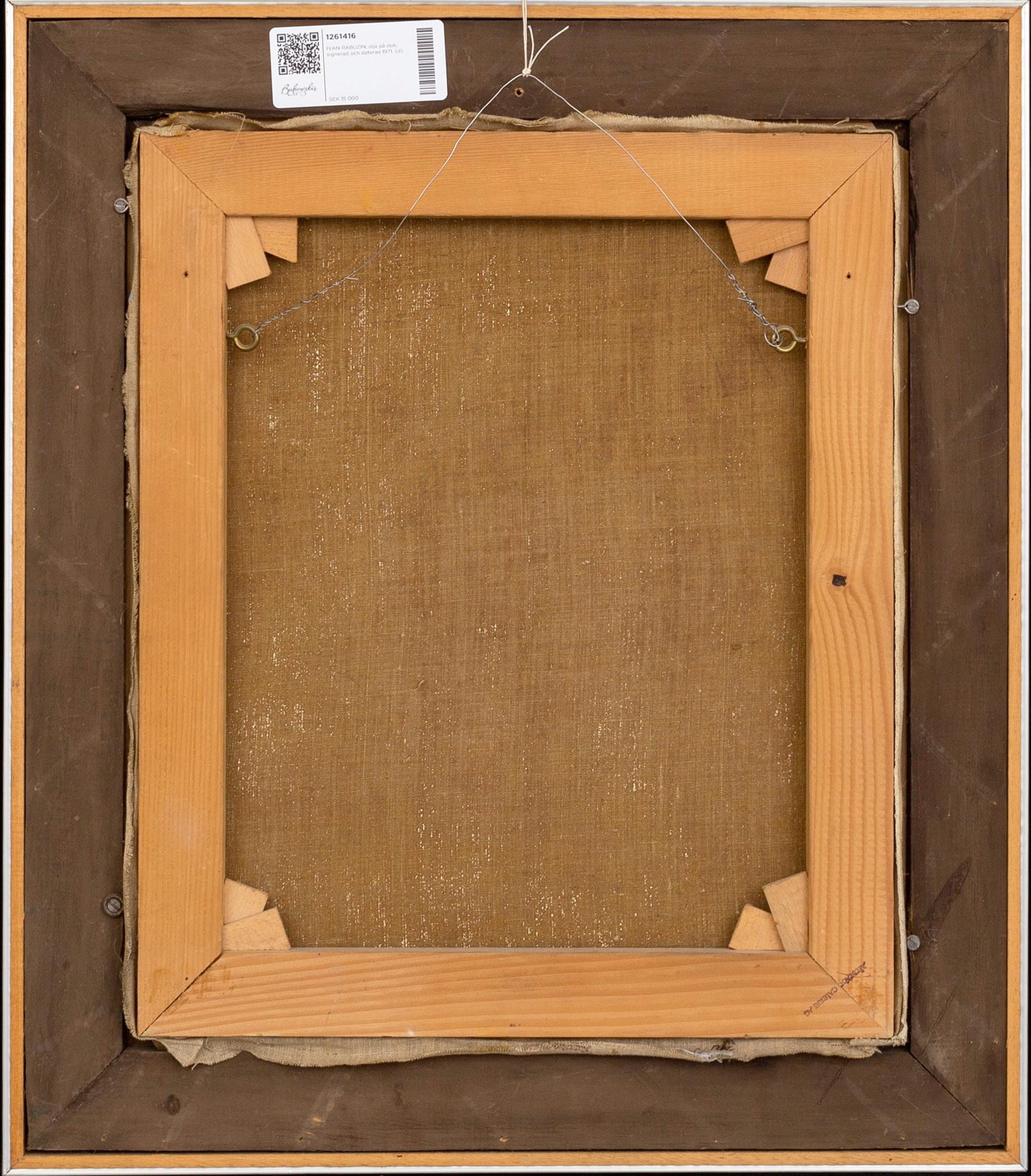 IVAN RABUZIN, a signed and dated oil on canvas.