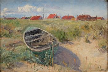 651. Hedvig Skarstedt, Strandäng i Skagen.