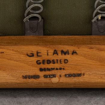 HANS J WEGNER, an oak 'GE-290' easy chair from Getama, Denmark.