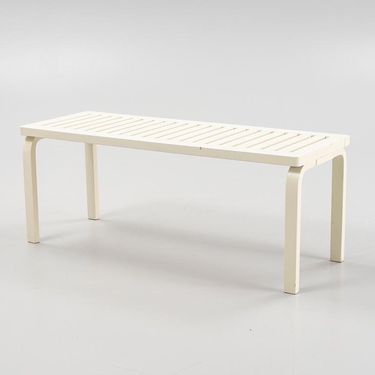 Alvar Aalto, a model 153 bench, Artek, Finland.