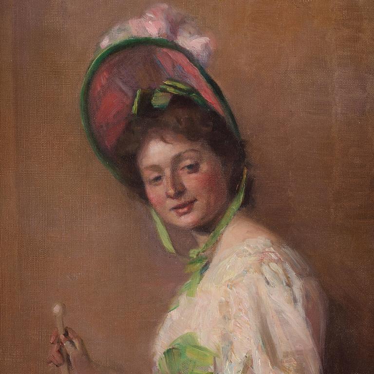 Endis Bergström, Young lady, Paris.
