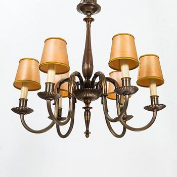 Paavo Tynell, a 1930's '1403/6' chandelier for Taito.