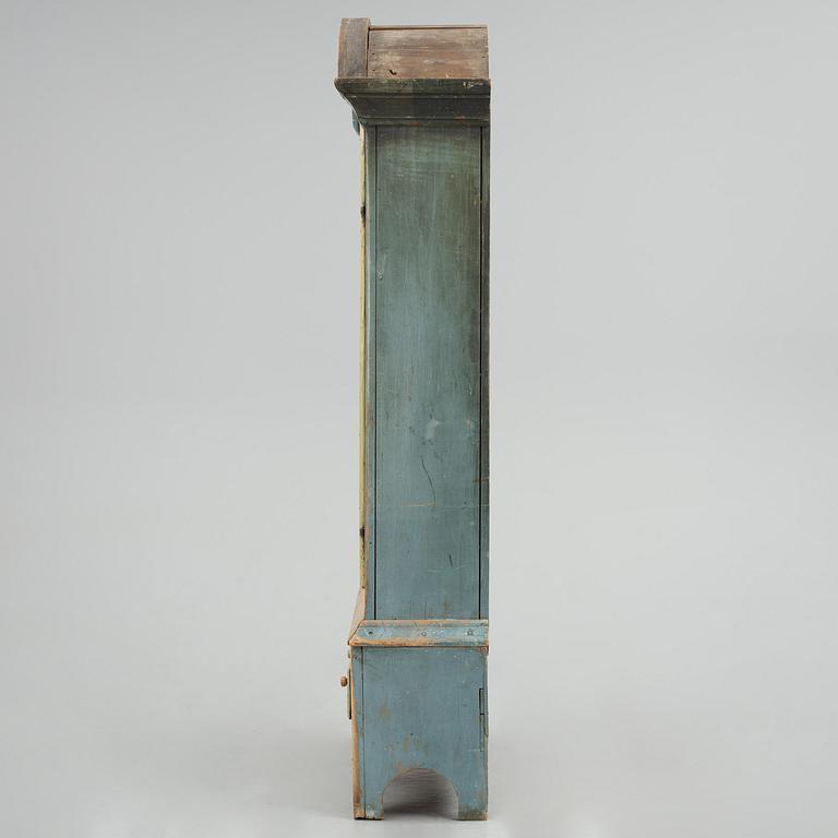 A Swedish polychrome-painted cabinet from Jämtland, presumably painted by Pehr Sundin (1760-1827).