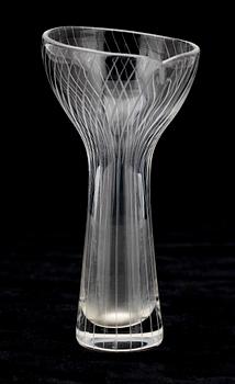 VAS. Glas. Tapio Wirkkala, Iittala, Finland, signerad o daterad, 1958.