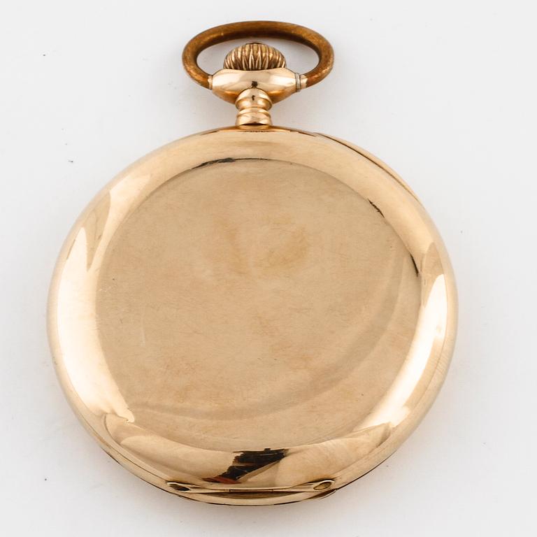 LONGINES, pocket watch, savonette, dial marked "CL Malmsjö & Co Göteborg", 52,5 mm.