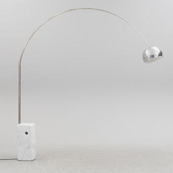 ACHILLE OCH PIER CASTIGLIONI, golvlampa "Arco", Flos, Italien.