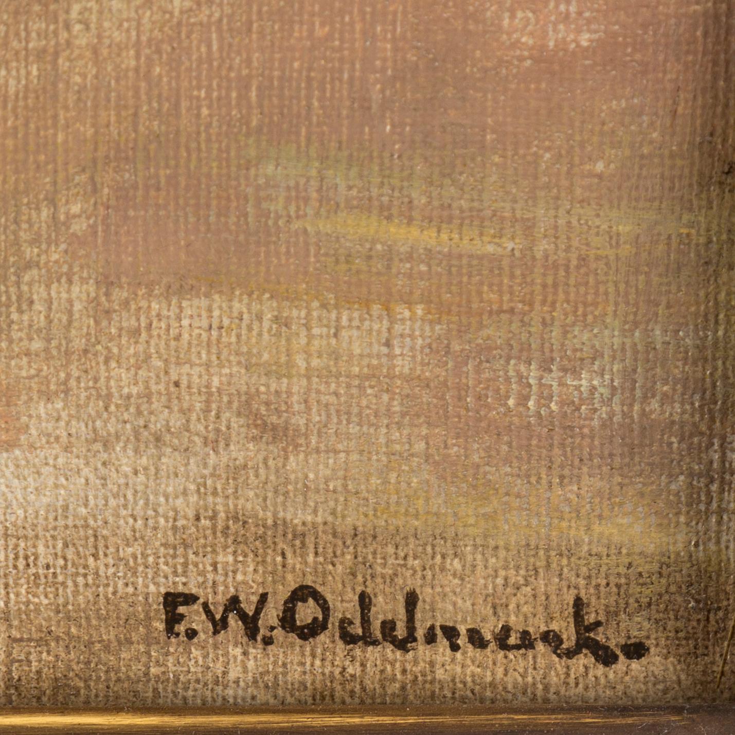 FRANS WILHELM ODELMARK, oil on canvas, signed F.W. Odelmark.