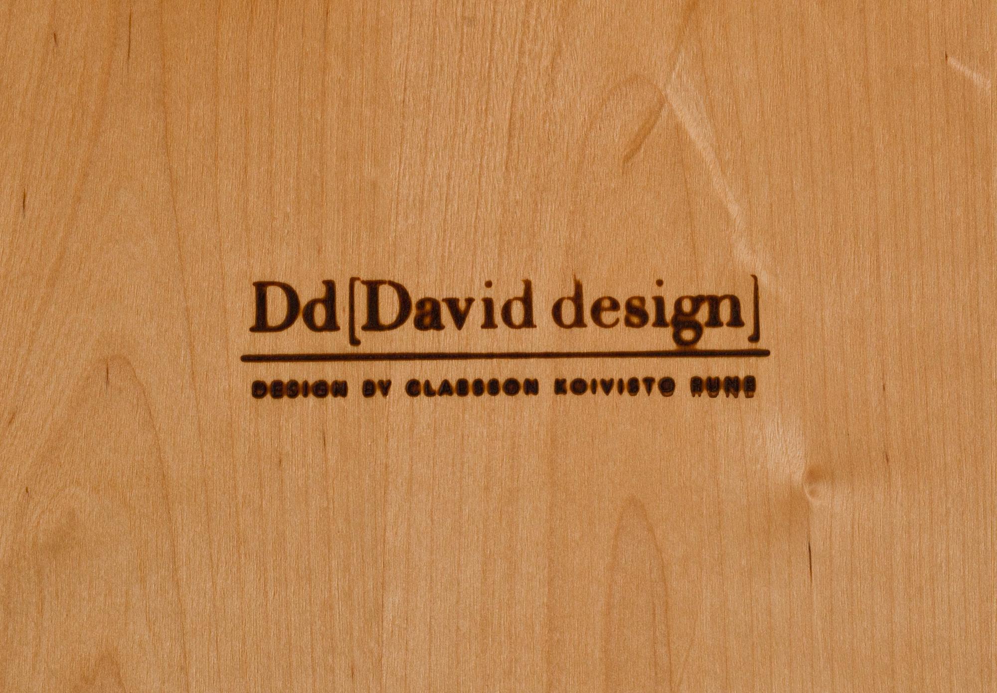 TRE FÅTÖLJER SAMT BORD, "Bowie", Mårten Claesson, Eero Koivisto och Ola Rune, David Design, 2000-tal.