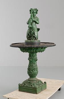 An 19th century iron cast fountain.