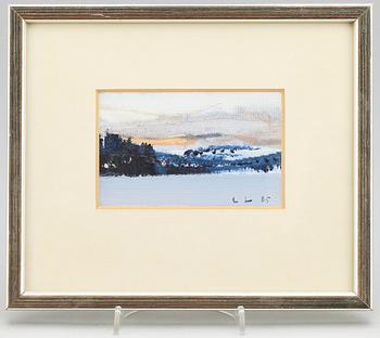 LARS LERIN, olja på duk, sign o dat 1985.