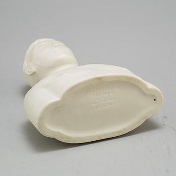 A parian figurine by Stig Lindberg, Gustavsberg, designed 1944.