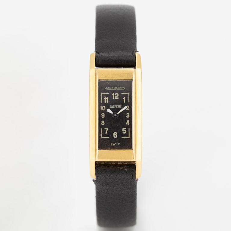 Jaeger-LeCoultre, DuoPlan, wristwatch, 12.6 x 22.0 (30) mm.