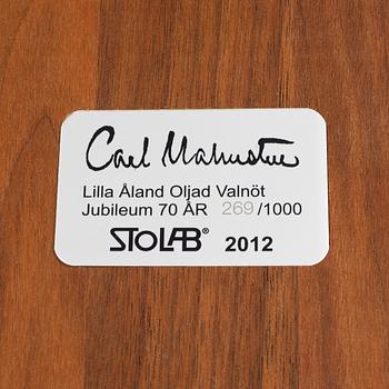 Six chairs by Carl Malmsten, limited edition, for Stolab, 2012.
