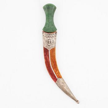 Khanjar, dagger, indopersian for the ottoman market, turn of the Century 1900.