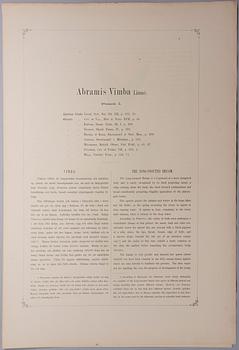 GÖSTA SUNDMAN, Finlands fiskar, The Fishes of Finland, publicerad av G. W. Edlund, Helsingfors, 1883-1893.