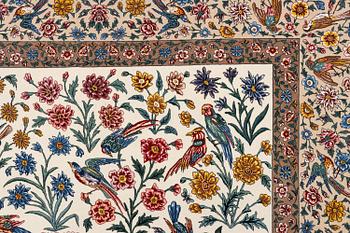 A, 'Golo Bolbol' rug, Isfahan, signed (Mahmoud and Mohammad Reza) Seirafian, c. 230 x 147 cm.