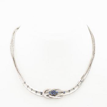 Necklace 18K white gold, Signoretti Renato, Vicenza Italy.