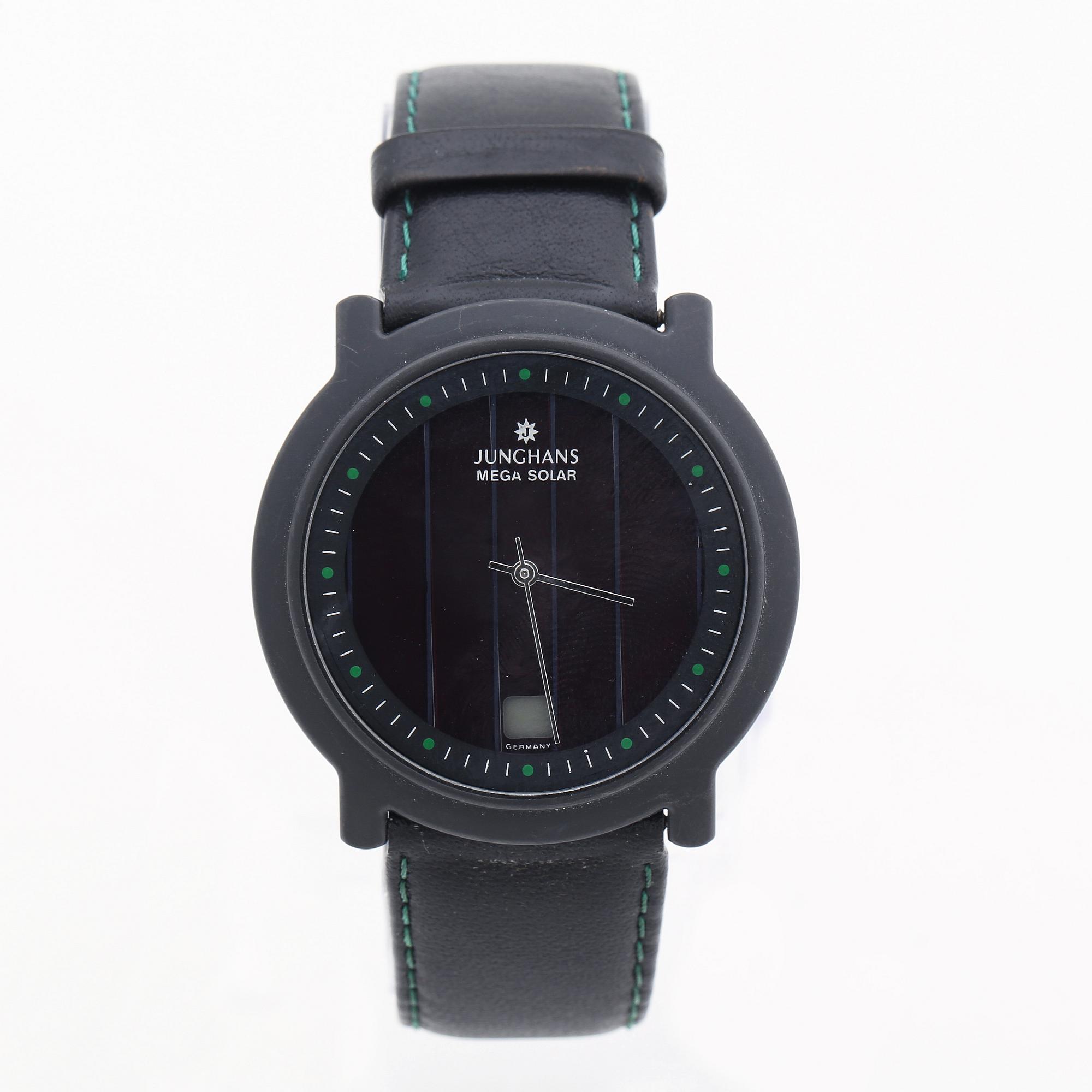 JUNGHANS, Mega solar, wrist watch 38 mm,