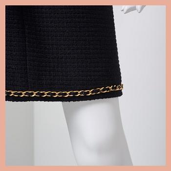 DRÄKT, Chanel, fransk storlek 40.