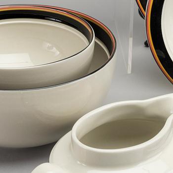 A 75 PCS DINNER SERVIS "REIMARI" INKERI LEIVO FOR ARABIA FINLAND.