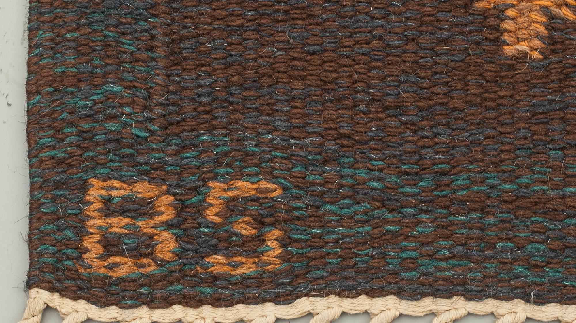 MATTA, rölakan, monogramsignerad BS, 1900-talets mitt. Ca 226 x 160 cm.