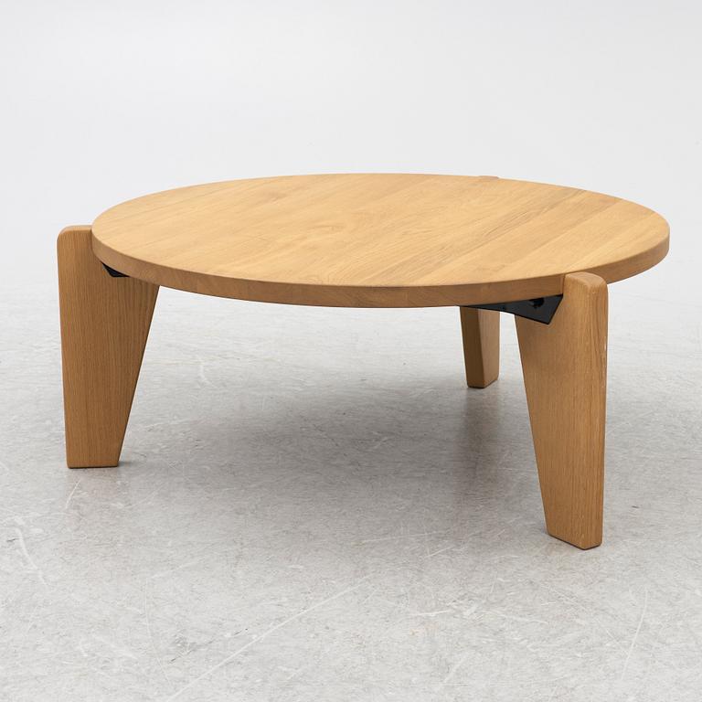 Jean Prouvé, a 'Guéridon Base' coffe table, Vitra, 21st century.