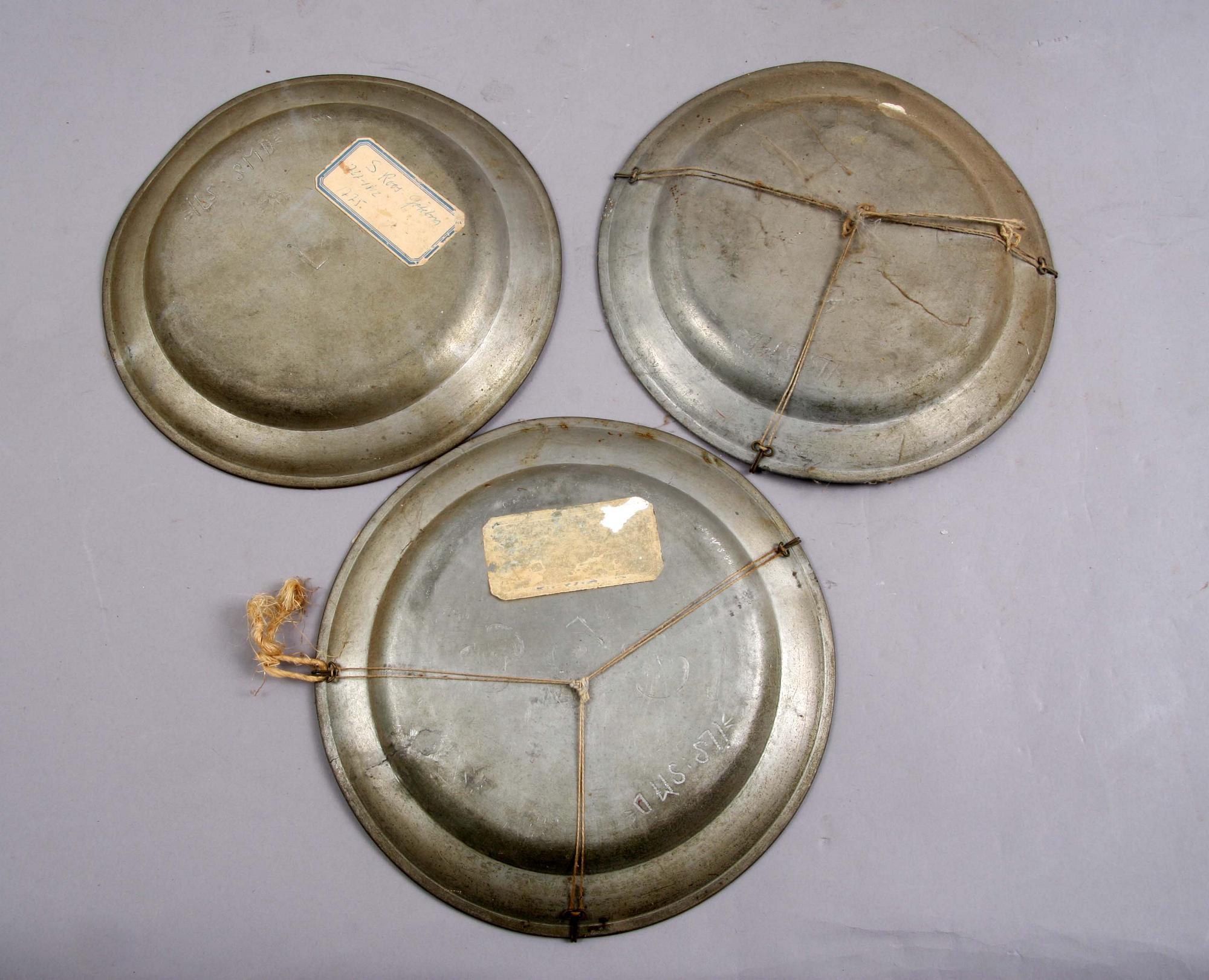TENNTALLRIKAR, 6 st, 17/1800-tal.